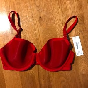 CUUP Demi Mesh Bra 30E Cerise
